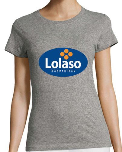 Camiseta mujer MANDARINAS LOLASO chica azul - latostadora.com - Modalova