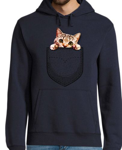 Sudadera Con Capucha Para Hombre gato en el bolsillo laTostadora - latostadora.com - Modalova