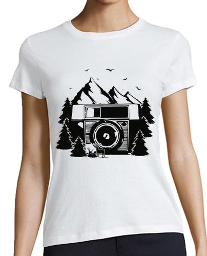 Camiseta mujer foto de la montaña - latostadora.com - Modalova