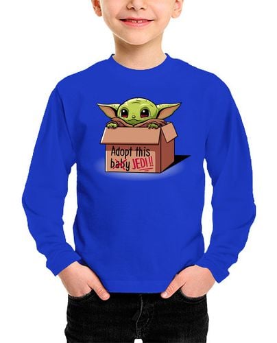 Camiseta Niño Manga Larga Adopta un Jedi laTostadora - latostadora.com - Modalova