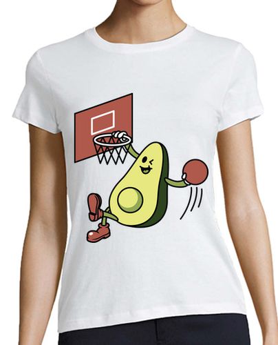Camiseta mujer aguacate jugando baloncesto - latostadora.com - Modalova