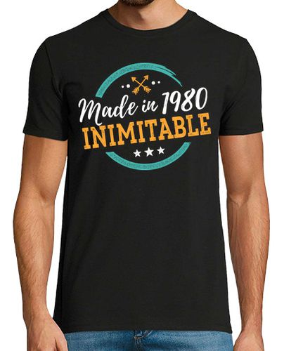 Camiseta Hombre Manga Corta Made in 1980. Inimitable laTostadora - latostadora.com - Modalova