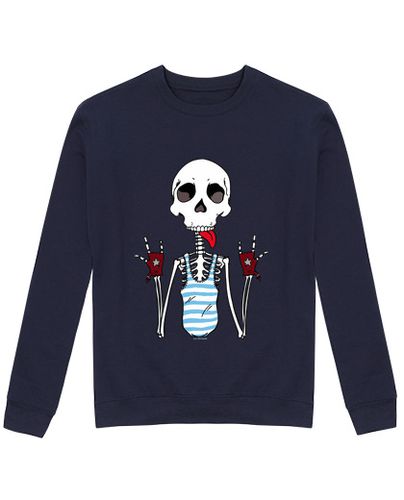 Sudadera Sin Capucha Unisex Cool Skeleton. laTostadora - latostadora.com - Modalova