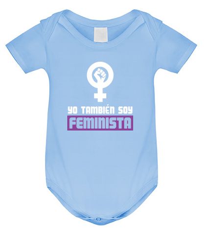 Body bebé Yo También Soy Feminista (Fondo Oscuro) - latostadora.com - Modalova