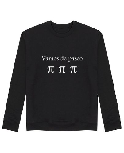 Sudadera Sin Capucha Unisex Vamos de paseo pi pi pi. (blanco) laTostadora - latostadora.com - Modalova