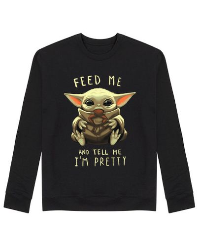 Sudadera Sin Capucha Unisex Baby yoda laTostadora - latostadora.com - Modalova