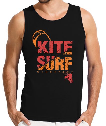 Camiseta Hombre Sin Mangas kitesurf 1 laTostadora - latostadora.com - Modalova