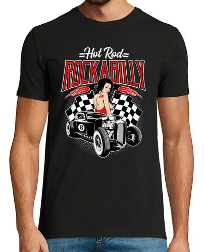 Camiseta Camiseta Rockabilly Retro Hotrod Vintage Sexy Pinup Rock and Roll laTostadora - latostadora.com - Modalova