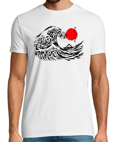 Camiseta Hombre Manga Corta la gran ola de kanagawa laTostadora - latostadora.com - Modalova