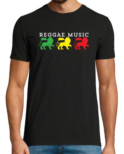 Camiseta Reggae Rasta Lion Of Judah Music - latostadora.com - Modalova