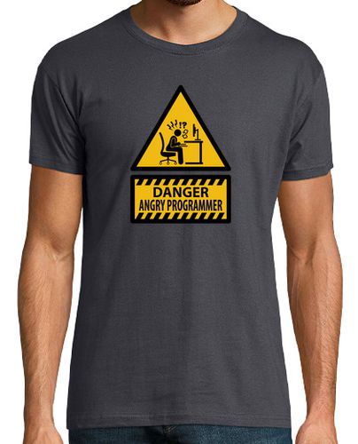 Camiseta Danger Angry Programmer - latostadora.com - Modalova