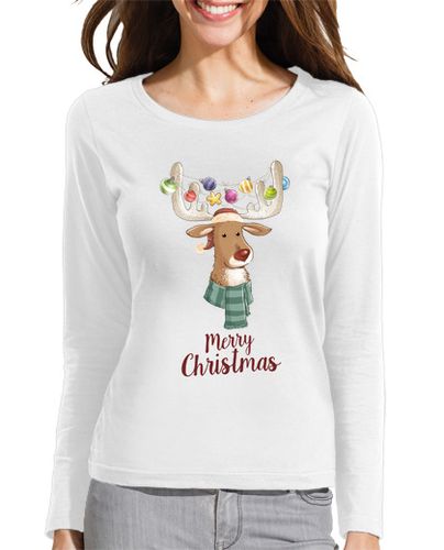 Camiseta mujer Merry Christmas - latostadora.com - Modalova