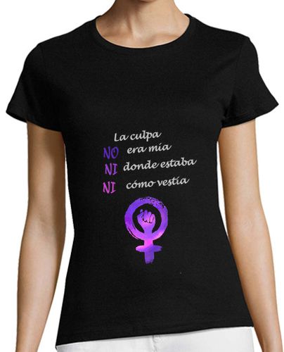 Camiseta mujer La culpa no era mia... Himno feminista 2019 laTostadora - latostadora.com - Modalova