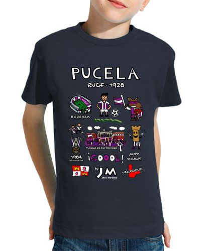 Camiseta niños Pucela Dibujos - Jesu Medina - latostadora.com - Modalova