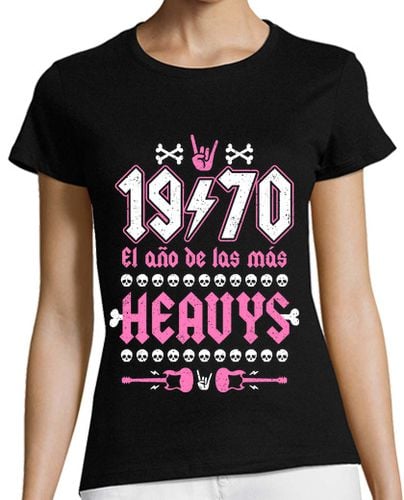 Camiseta Mujer Manga Corta 1970 Heavys laTostadora - latostadora.com - Modalova