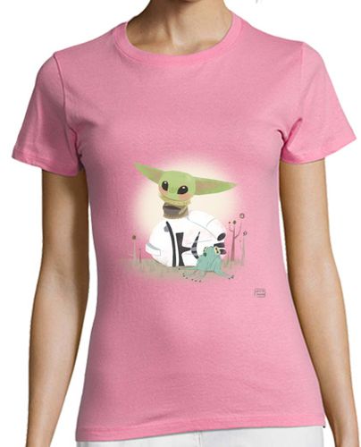 Camiseta mujer Baby Yoda - latostadora.com - Modalova