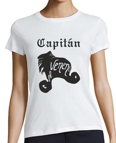 Camiseta mujer Capitán Veneno - latostadora.com - Modalova