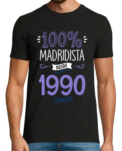 Camiseta 100 x 100 Madridista Desde 1990 - latostadora.com - Modalova