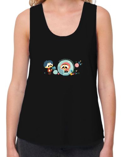 Camiseta mujer Niño y niña en burbuja saltando en charco - latostadora.com - Modalova