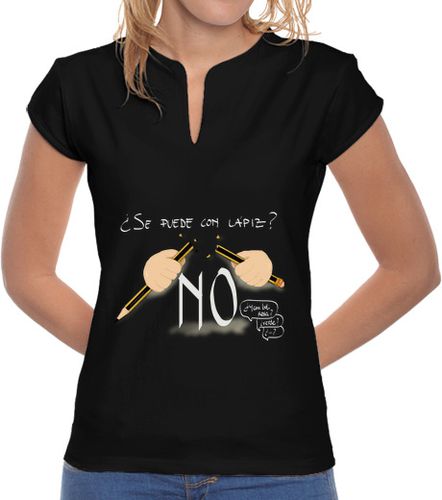 Camiseta mujer A lápiz no para camisetas oscuras - latostadora.com - Modalova