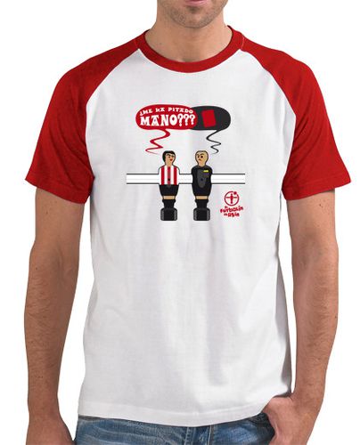 Camiseta Hombre Estilo Béisbol ME HA PITADO MANO Athletic Bilbao LR laTostadora - latostadora.com - Modalova