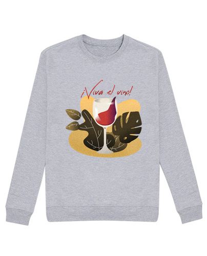 Sudadera Sin Capucha Unisex Viva el vino - sudadera laTostadora - latostadora.com - Modalova