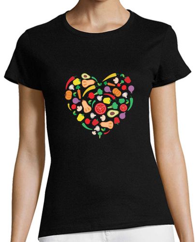 Camiseta Mujer Manga Corta Corazón Orgánico laTostadora - latostadora.com - Modalova