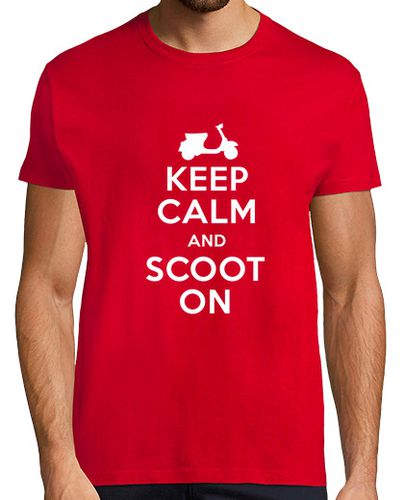 Camiseta Keep Calm and Scoot On - latostadora.com - Modalova