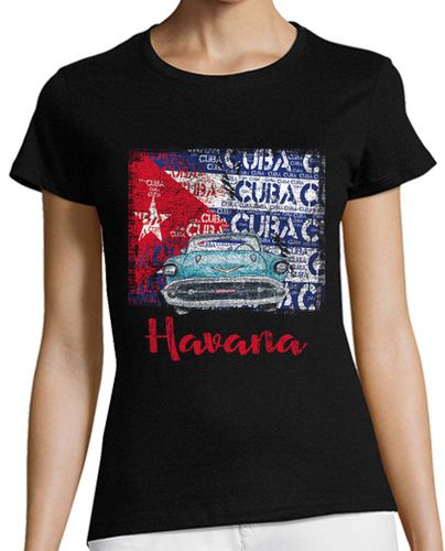 Camiseta mujer la habana cuba coche clásico laTostadora - latostadora.com - Modalova