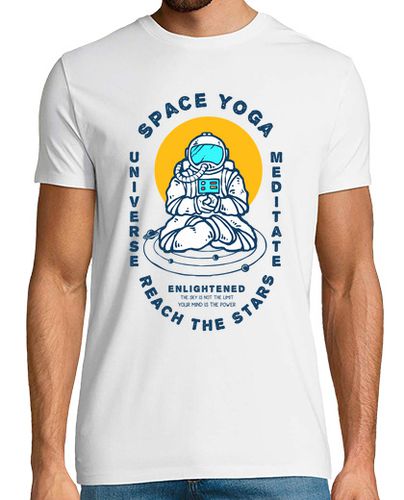 Camiseta Camiseta Astronauta Yoga Universo Retro 80s 90s Vintage - latostadora.com - Modalova