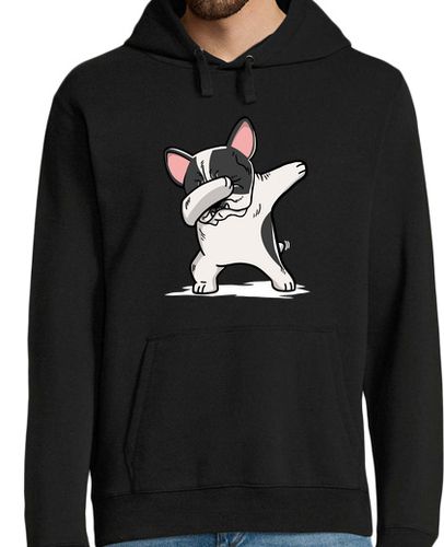 Sudadera Con Capucha Para Hombre Perro Bulldog Francés Blanco DAB! laTostadora - latostadora.com - Modalova