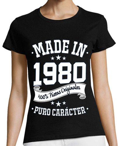 Camiseta mujer Made in 1980 - latostadora.com - Modalova