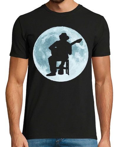 Camiseta Luna Guitarrista Música - latostadora.com - Modalova