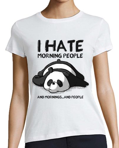 Camiseta mujer I hate morning people - latostadora.com - Modalova