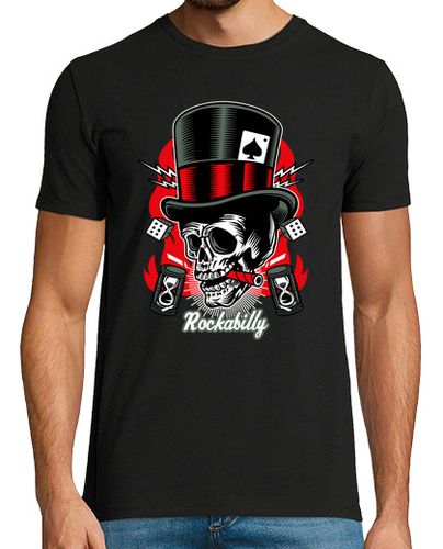 Camiseta Camiseta Biker Skull Rockabilly Rockers Calaveras Rock N Roll Psychobilly laTostadora - latostadora.com - Modalova