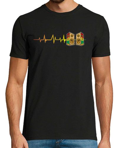 Camiseta Reggae Music Heartbeat t-shirt - latostadora.com - Modalova
