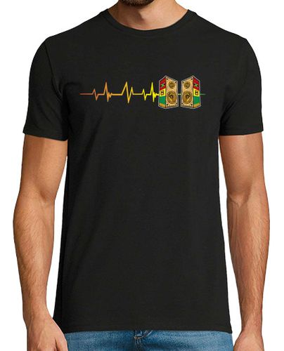 Camiseta Reggae Music Heartbeat t-shirt laTostadora - latostadora.com - Modalova