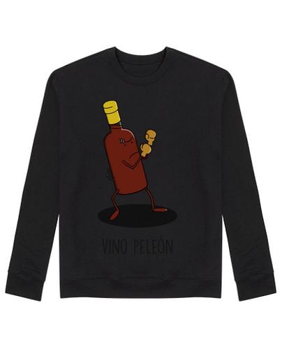 Sudadera Sin Capucha Unisex Vino Peleon laTostadora - latostadora.com - Modalova