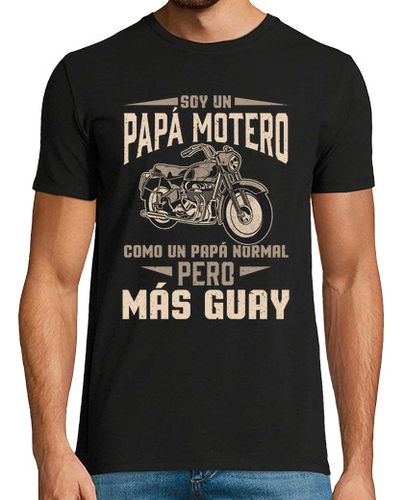 Camiseta Soy Un Papá Motero Como un Papá Normal Pero Más Guay Motociclismo Biker - latostadora.com - Modalova