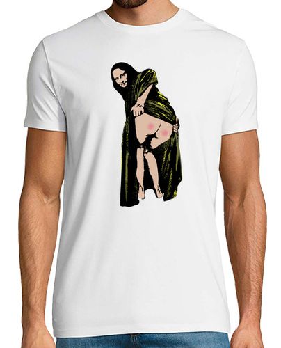 Camiseta Mona Lisa - Bésame el Culo - Banksy - latostadora.com - Modalova
