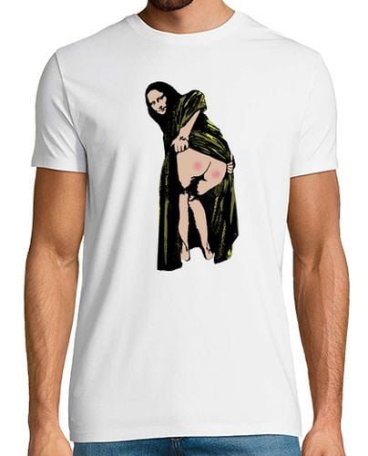 Camiseta Mona Lisa - Bésame el Culo - Banksy laTostadora - latostadora.com - Modalova