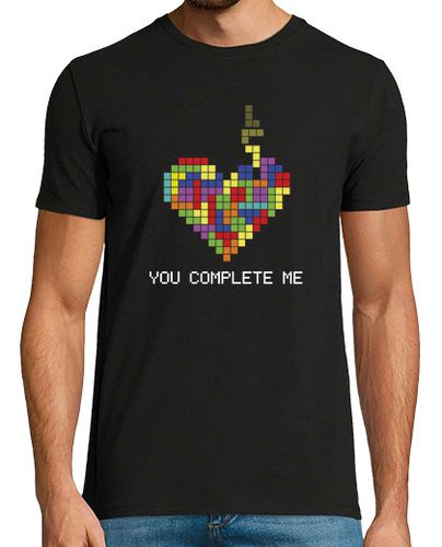 Camiseta You complete me (Tetris) - latostadora.com - Modalova