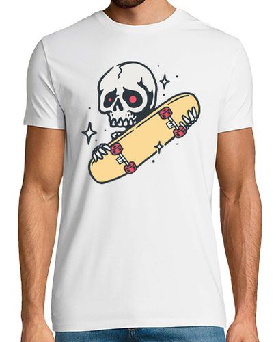 Camiseta monopatín del amor del cráneo - latostadora.com - Modalova
