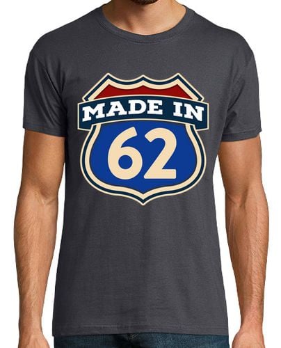 Camiseta Made In 62 Nacidos En 1962 Señal USA Regalo Cumpleaños laTostadora - latostadora.com - Modalova