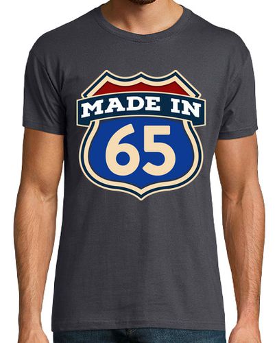 Camiseta Made In 65 Nacidos En 1965 Señal USA Regalo Cumpleaños laTostadora - latostadora.com - Modalova