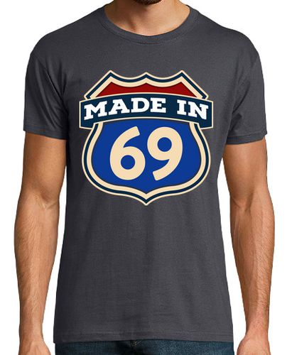 Camiseta Made In 69 Nacidos En 1969 Señal USA Regalo Cumpleaños laTostadora - latostadora.com - Modalova