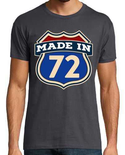 Camiseta Made In 72 Nacidos En 1972 Señal USA Regalo Cumpleaños - latostadora.com - Modalova