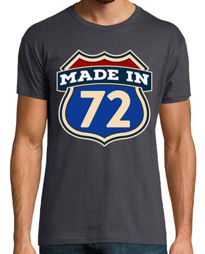 Camiseta Made In 72 Nacidos En 1972 Señal USA Regalo Cumpleaños laTostadora - latostadora.com - Modalova