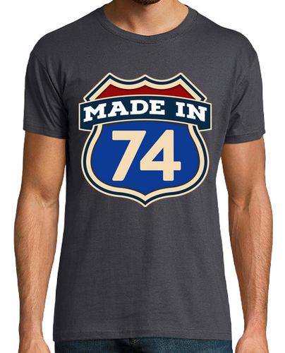 Camiseta Made In 74 Nacidos En 1974 Señal USA Regalo Cumpleaños - latostadora.com - Modalova