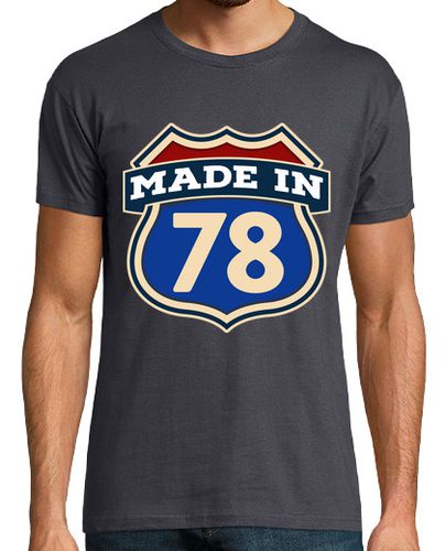 Camiseta Made In 78 Nacidos En 1978 Señal USA Regalo Cumpleaños - latostadora.com - Modalova